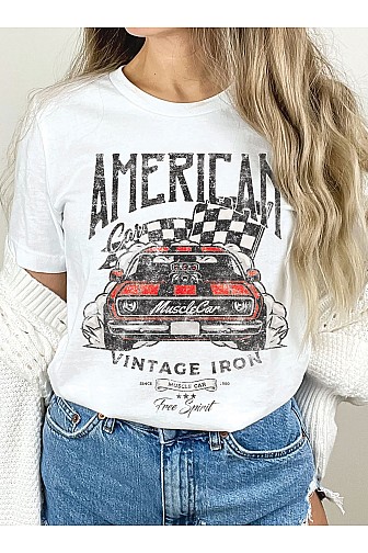 AMERICAN MUSCLE CAR GRAPHIC TSHIRTS
