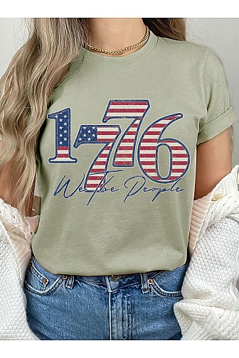 1776 WE THE PEOPLE GRAPHIC TSHIRTS