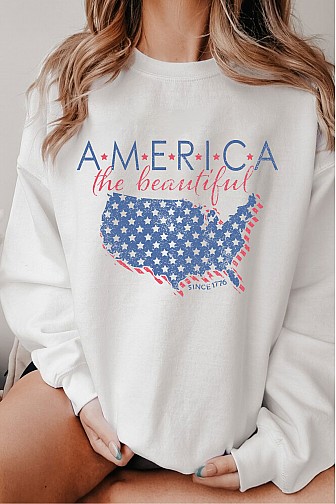  AMERICA THE BEAUTIFUL BRUSHED SWEATSHIRTS