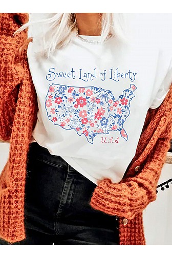 SWEET LAND OF LIBERTY T SHIRTS